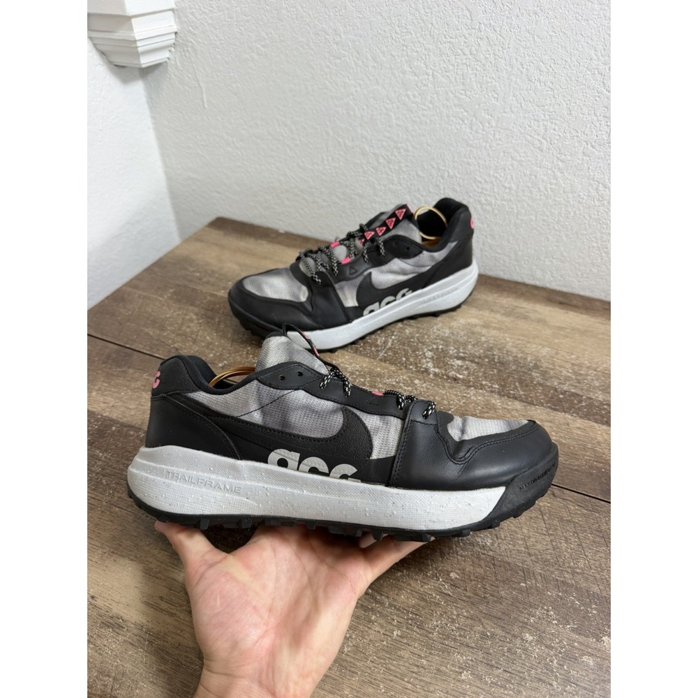 Nike ACG Lowcate Athletic Sneaker Men 11 Black Grey Pink DR1030-001 Hiking